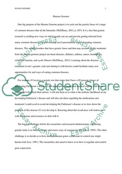 Human Genome - Health Sciences and Medicine