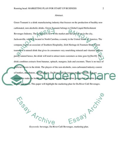 Marketing Plan for Startup Business