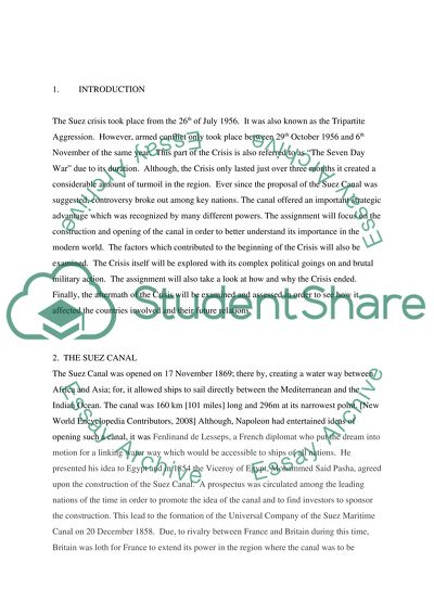 Suez canal history image