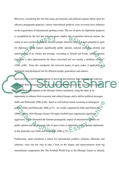 admission essay sports