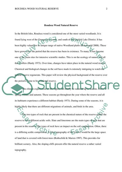 Phase 2 Soil and vegetation Survey report for Roudsea wood Natural reserve