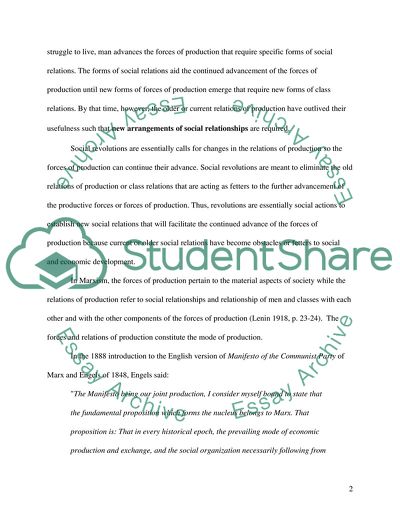 In What Sense is The Communist Manifesto Pro-capitalist