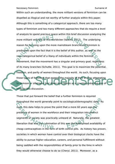 Is Feminism Still Necessary