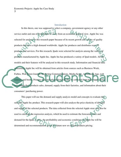 Apple Inc. case study
