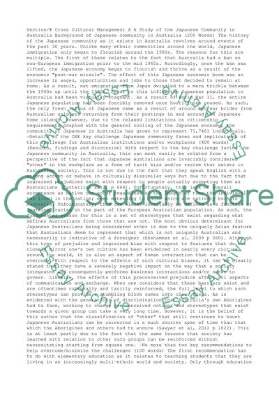 Cross Cultural Management