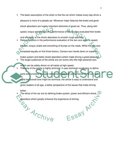 Chevy vs gt500 article