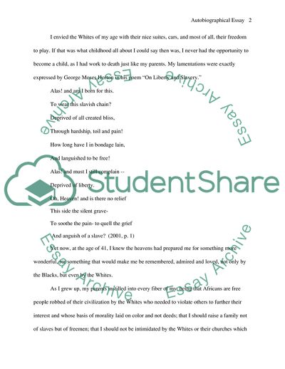 History of the African American