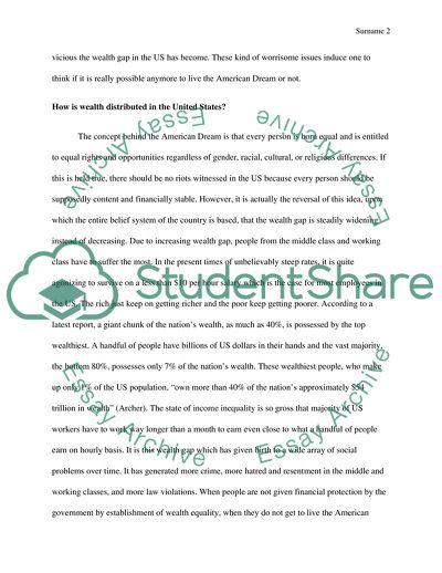 The Concept of the American Dream