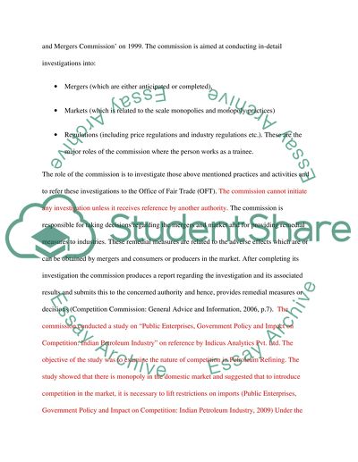Certain rules and regulations related to the commercial domain