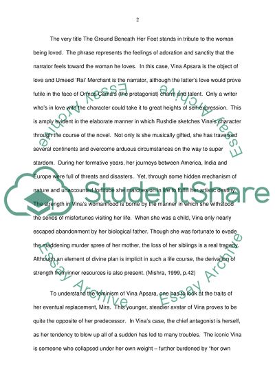 Feminism in the Works of Salman Rushdie