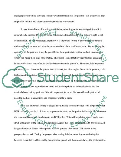 DNR Surgical Patients