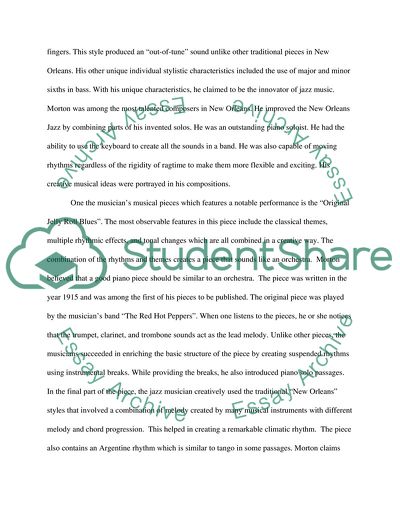 The compositions of Jelly Roll Morton 1923- 1941