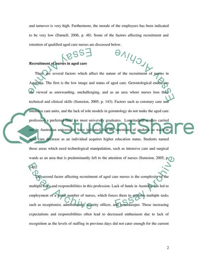 The Challenges in Ageing