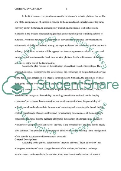 Marketing Strategy of the Elijah & the Mix