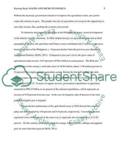 Contribution of Agriculture to Economic Development