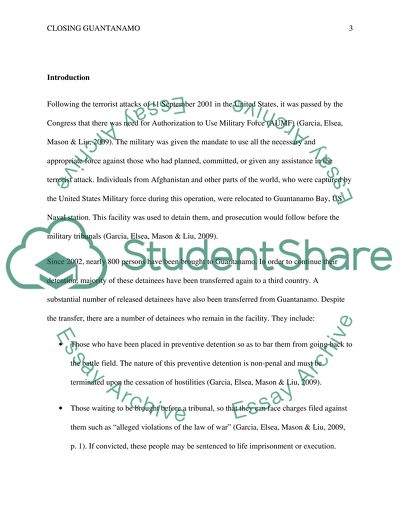 Reasons for Closing Quantanamo