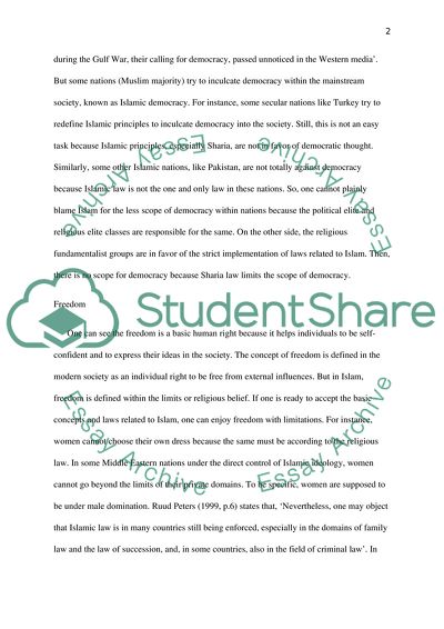 Islamic Law and the Modern World