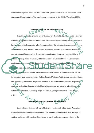 International Crime Witness