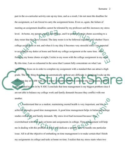 Balancing College Studies with Work and Family Demands