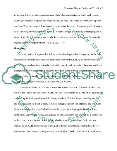 Education, Theatre Design and Technical