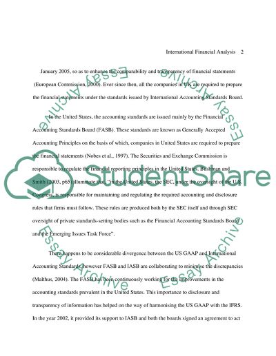 Accounting Regulatory Environment In The UK and US