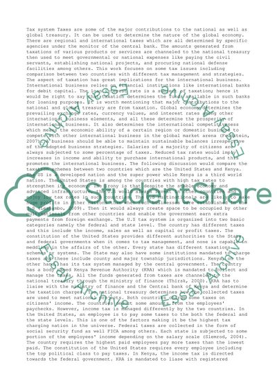 Taxation Impacts on International Business