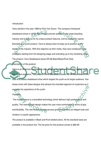 Vans Skateboard Marketing