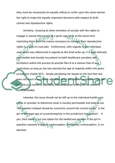 Sexual and Reproductive Rights