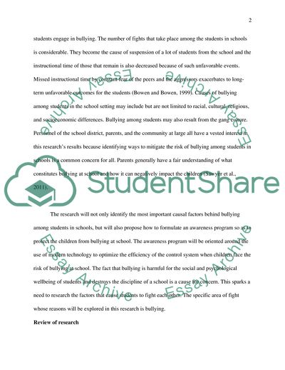 Technology-Based Awareness and Control Program to Target Factors Causing Bullying in School