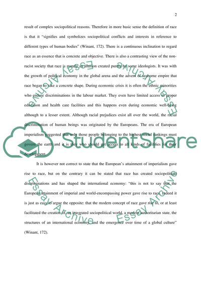 Race and Race Theory