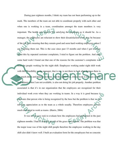 Health Care Administration - Team Building