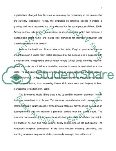 Exercise to Music Courses for Teachers in the United Kingdom