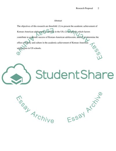 Korean-American AdolescentsAcademic Success