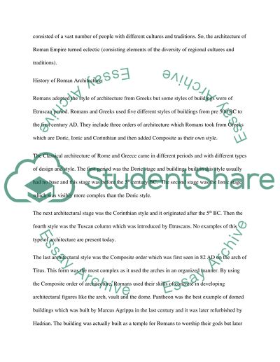 Public Architecture of the Roman Empire