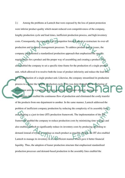 Companys Supply Chain: Lantech