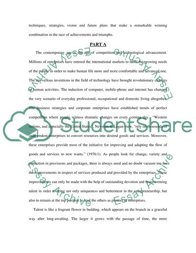 Enterprise and Business Development