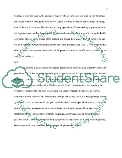 Security in Aviation