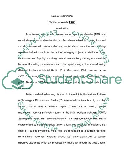 Communication with Autistic Individuals