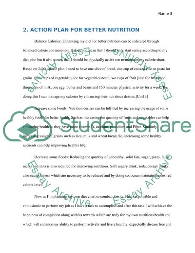 Action Plan for Better Nutrition