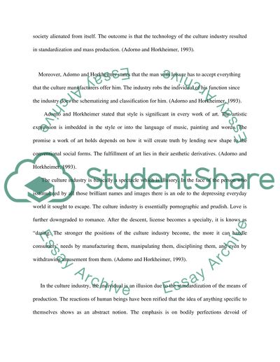 The Distinction between Serious and Popular Music