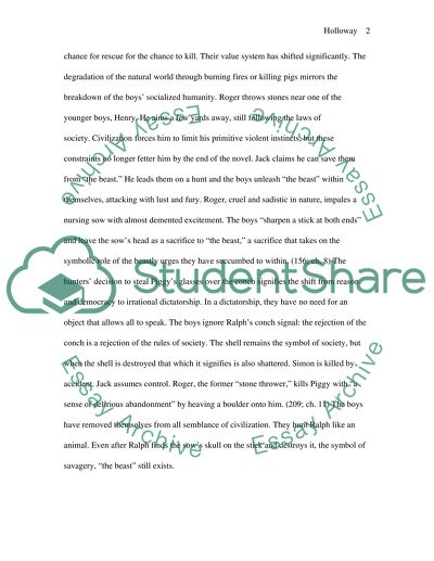 The Lord of the Flies