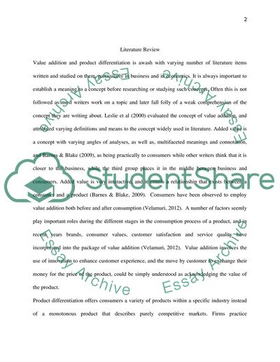 Differentiation in the Oil Marketers in the United Kingdom