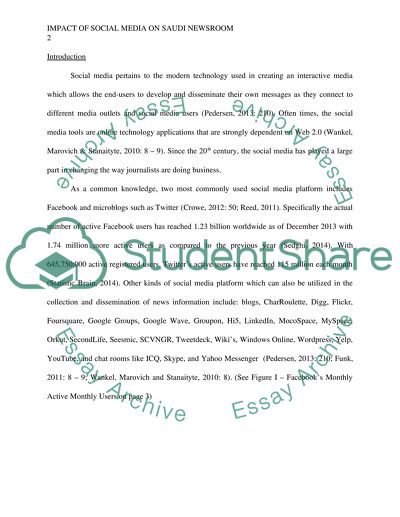 The Impact of Social Media on Saudi Newsroom