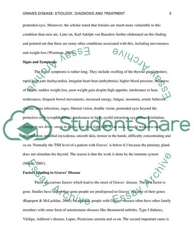 Graves Disease: Etiology, Diagnosis and Treatment