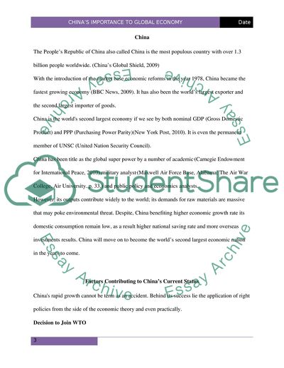 Chinas Importance to the Global Economy