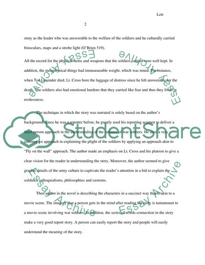 Research Paper: The Things They Carried