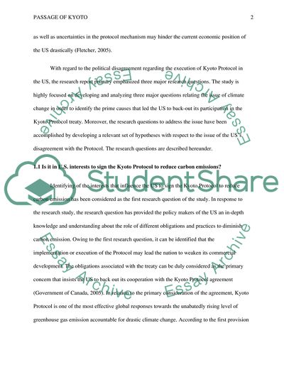 Kyoto Protocol Issues