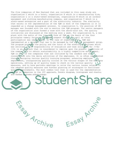 Implementing Quality Systems