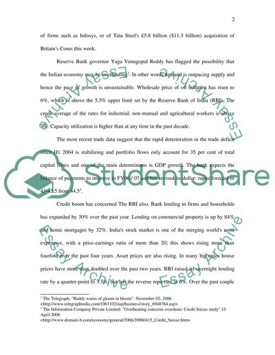 The Climate of Macroeconomic Relationships in India