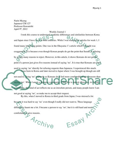 Differences and Similarities between Korea and Japan